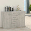 Betongraues Sideboard Aracsia 88x30x65cm (Holz)