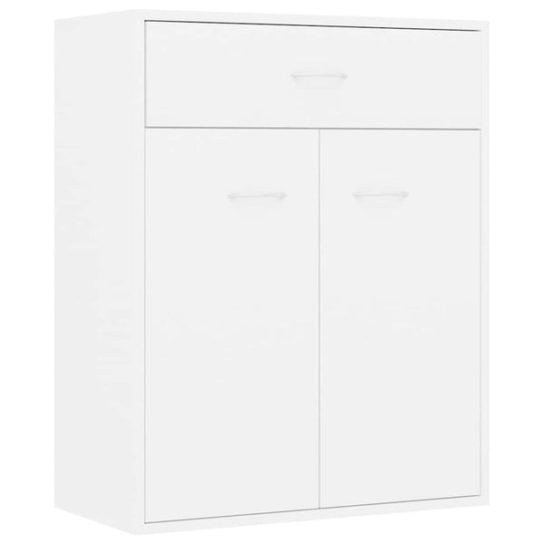 Weißes Sideboard Evienta 60x30x75cm (Holz)