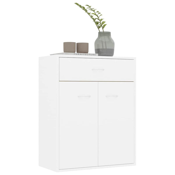 Weißes Sideboard Evienta 60x30x75cm (Holz)