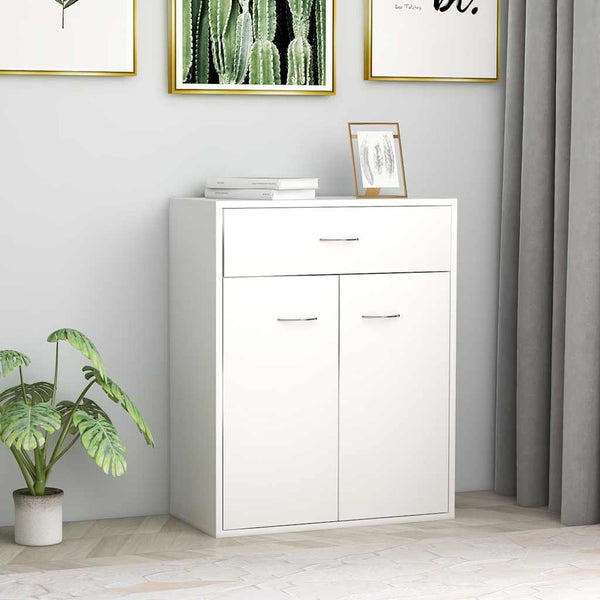 Weißes Sideboard Evienta 60x30x75cm (Holz)
