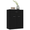 Schwarzes Sideboard Evienta 60x30x75cm (Spanplatte)