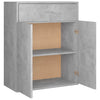 Betongraues Sideboard Evienta 60x30x75cm (Holz)