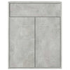Betongraues Sideboard Evienta 60x30x75cm (Holz)