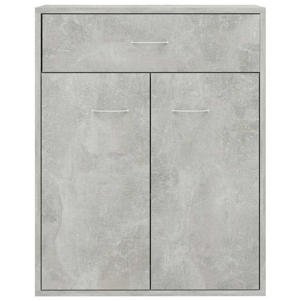 Betongraues Sideboard Evienta 60x30x75cm (Holz)