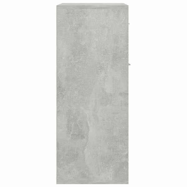 Betongraues Sideboard Evienta 60x30x75cm (Holz)