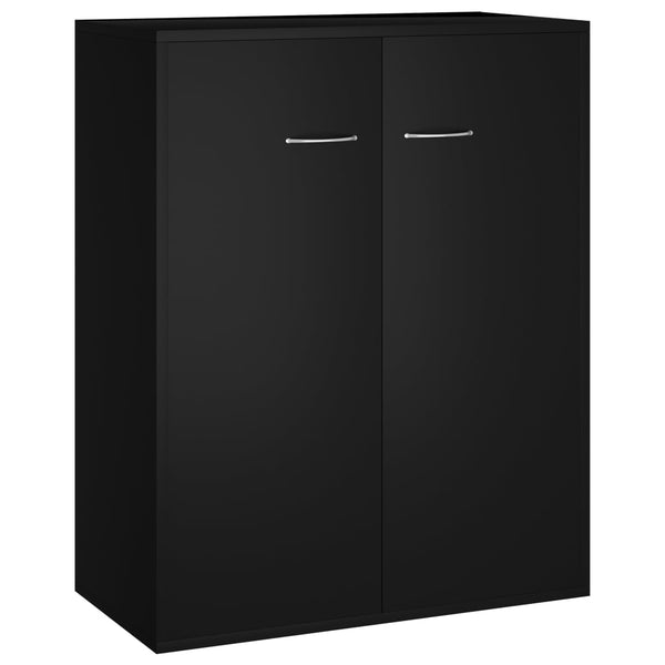Schwarze Kommode Gheorghel 60x30x75cm (Holz)