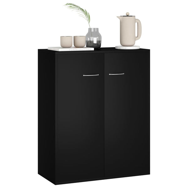 Schwarze Kommode Gheorghel 60x30x75cm (Holz)
