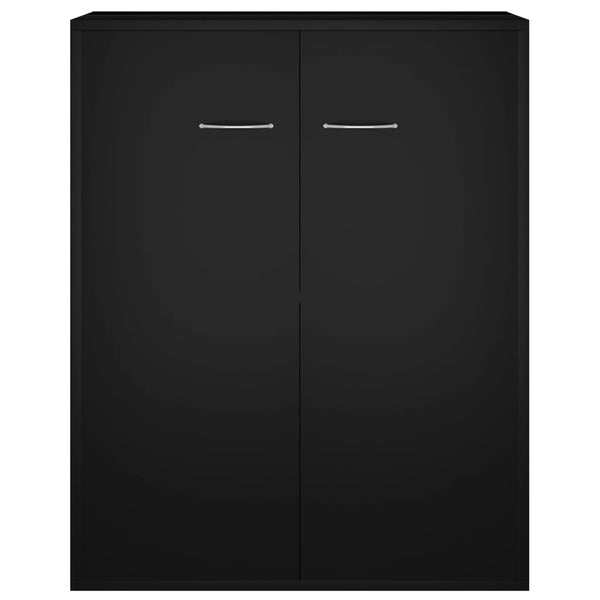 Schwarze Kommode Gheorghel 60x30x75cm (Holz)