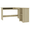 Eckschreibtisch Sonoma-Eiche Sictimiu 120x140x75cm (L-förmig, Holz)