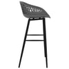 Graue Barhocker Foiomfia (2er Set)