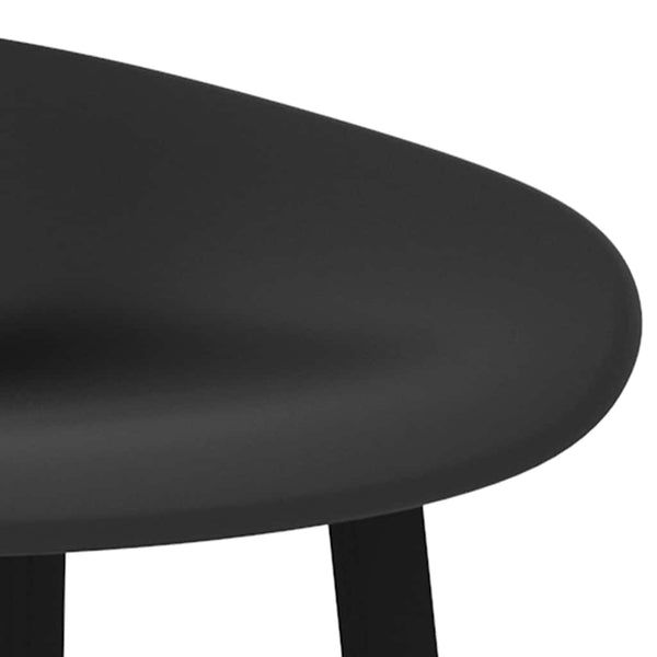 Schwarze Barhocker Desirae (2 Stück)