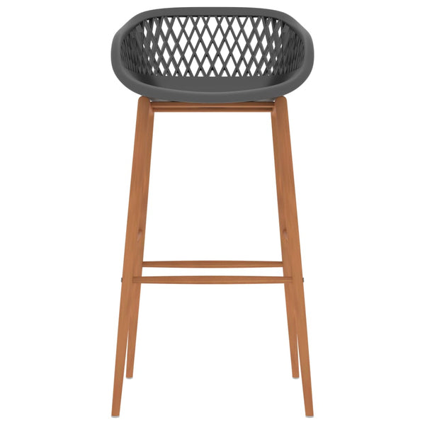 Barhocker Foiomfia grau (4er-Set)