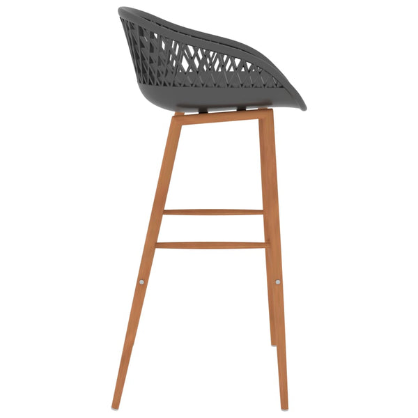 Barhocker Foiomfia grau (4er-Set)