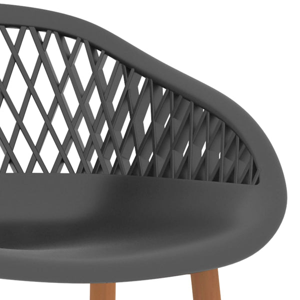 Barhocker Foiomfia grau (4er-Set)
