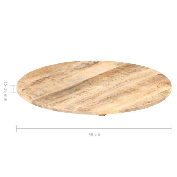 Pöytälevy Nefiod 40cm (mangopuu pyöreä 15-16 mm)