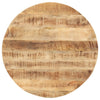 Tischplatte massiv Mangoholz rund Nefiod 15-16 mm 70 cm