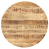 Tischplatte Nefiod rund 25-27 mm 50cm (Mangoholz)