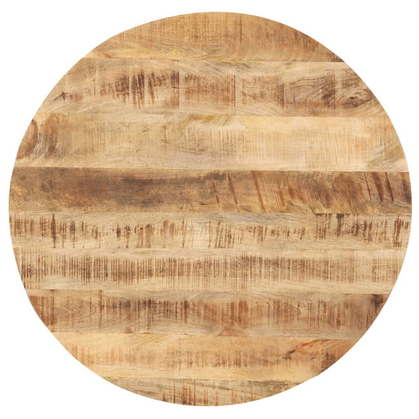 Tischplatte Nefiod rund 25-27 mm 50cm (Mangoholz)