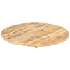 Tischplatte Nefiod rund 25-27 mm 50cm (Mangoholz)
