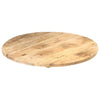 Tischplatte Nefiod rund 25-27 mm 50cm (Mangoholz)
