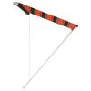 Markise Golban 300 x 150 cm zum Einrollen, orange und braun
