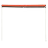 Markise Golban 300 x 150 cm zum Einrollen, orange und braun