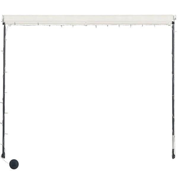 Kerma sisäänkelattava markiisi ledillä Ghile 300x150cm