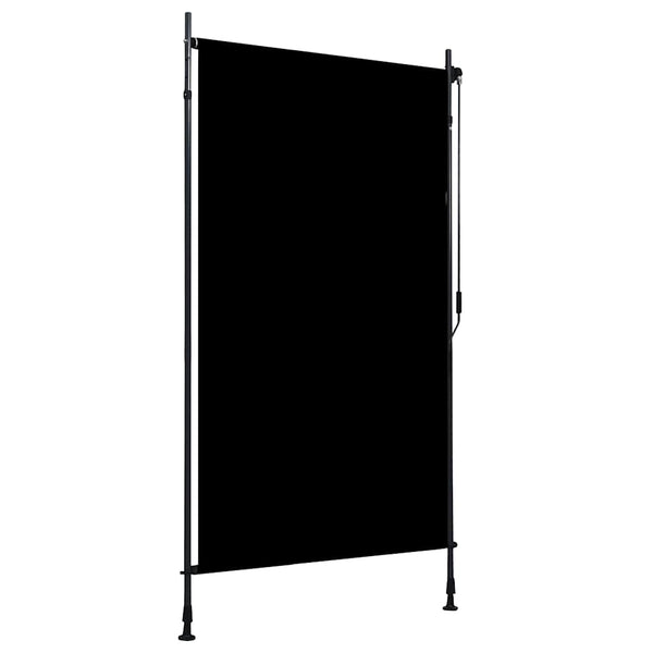 Anthrazitfarbenes Außenrollo Feliana 120x270cm