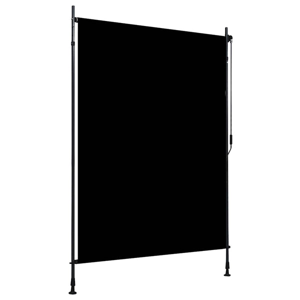 Anthrazitfarbenes Outdoor-Rollo Feliana 150x270cm