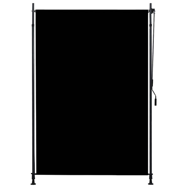 Anthrazitfarbenes Outdoor-Rollo Feliana 150x270cm