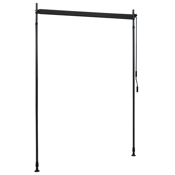 Anthrazitfarbenes Outdoor-Rollo Feliana 150x270cm