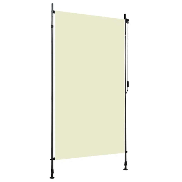 Cremefarbener Outdoor-Rollvorhang Feliana 120x270cm