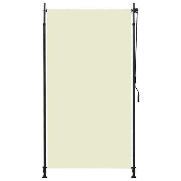 Cremefarbener Outdoor-Rollvorhang Feliana 120x270cm