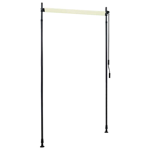 Cremefarbener Outdoor-Rollvorhang Feliana 120x270cm
