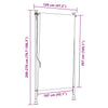 Cremefarbener Outdoor-Rollvorhang Feliana 120x270cm