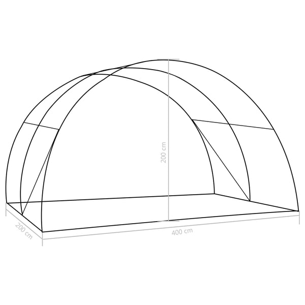 Gewächshaus Toth 8 m² 2x4x2 m