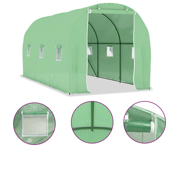 Gewächshaus Toth 9 m² 4,5x2x2 m