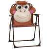 Braunes 3-teiliges Kinder-Garten-Bistro-Set mit Sonnenschirm Nadim