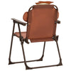 Braunes 3-teiliges Kinder-Garten-Bistro-Set mit Sonnenschirm Nadim
