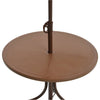 Braunes 3-teiliges Kinder-Garten-Bistro-Set mit Sonnenschirm Nadim