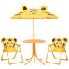 Kelt 3-teiliges Kindergarten-Bistro-Set mit Sonnenschirm Nadim