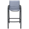 Graue Garten-Barhocker Arthemice (2er-Set Textilene)
