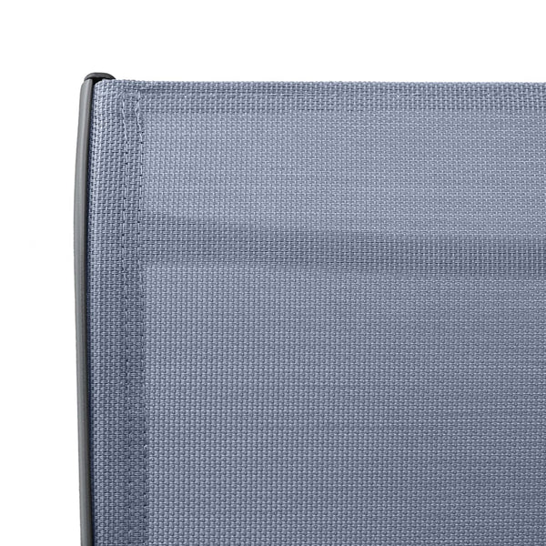 Graue Garten-Barhocker Arthemice (2er-Set Textilene)