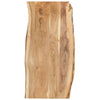 Tischplatte Ostara 118x(50-60)x2,5cm (Akazienholz)