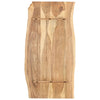 Tischplatte Ostara 118x(50-60)x2,5cm (Akazienholz)