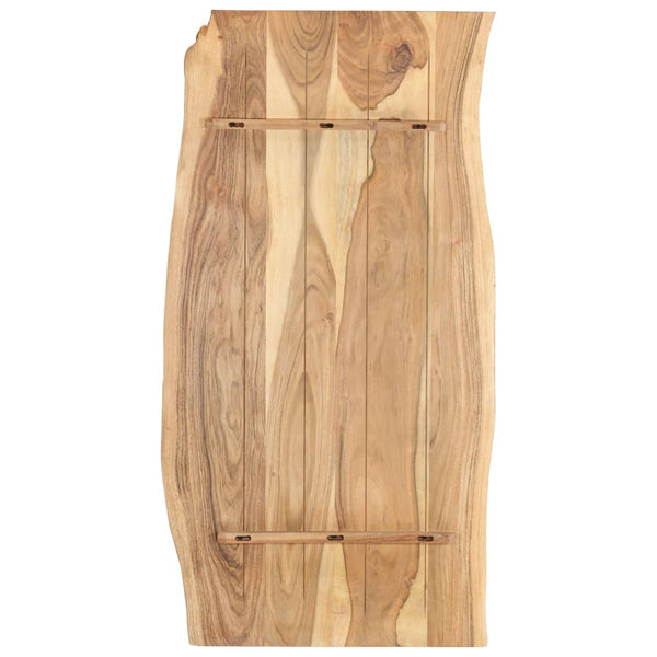 Tischplatte Ostara 118x(50-60)x2,5cm (Akazienholz)
