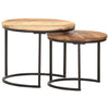 Beistelltischset Jurii (2er-Set Akazie)