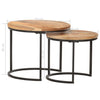 Beistelltischset Jurii (2er-Set Akazie)