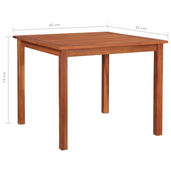 Gartentisch Afrodel 85x85x74cm (Akazienholz)