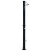Schwarze Solardusche Bocskai 220cm 20 l